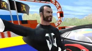 Мультик Супергерои на машинах Гонки Super Race Car Hero Stunts - Миссия 9