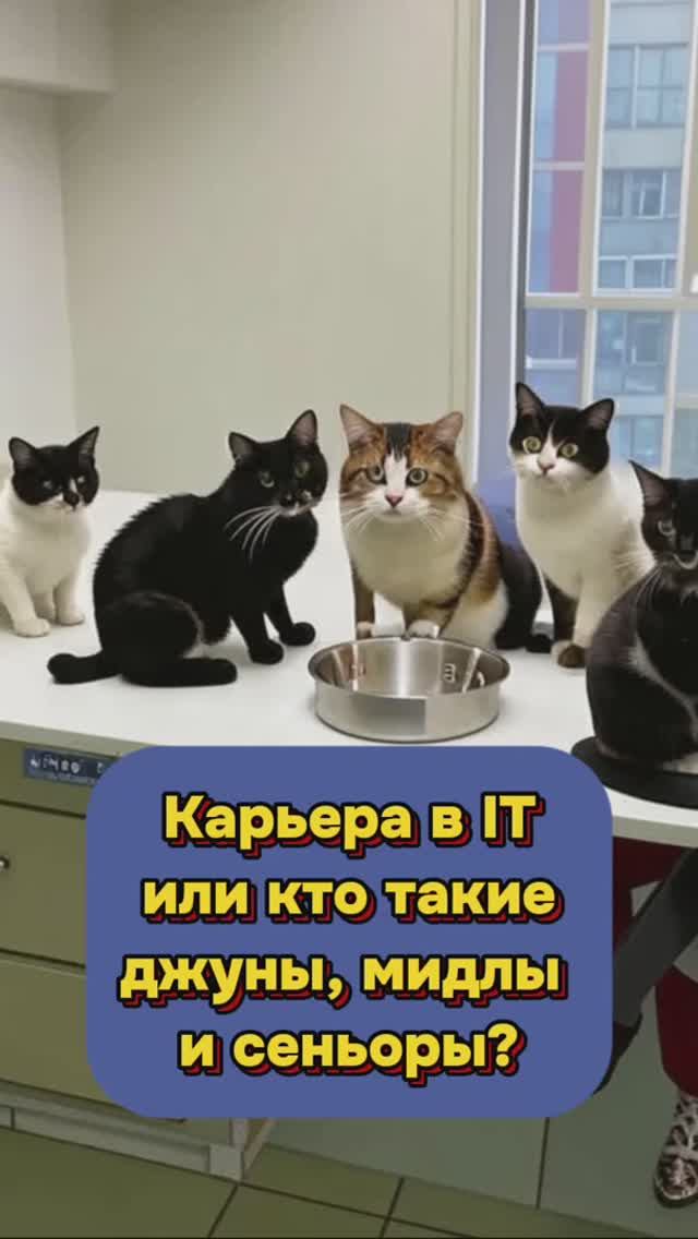 Кто такие джуны, мидлы и сеньоры? смотреть онлайн