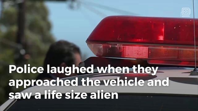 Police In Georgia Pull Over Car With Alien In The Passenger Seat смотреть онлайн