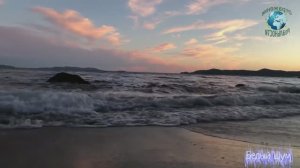 Морской прибой для сна, шум волн и движение воды для релаксации, быстрого засыпания или медитации