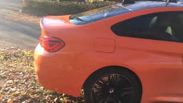 BMW M4 Competition Fire Orange смотреть онлайн