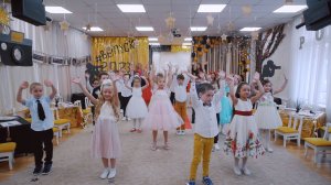 Стильный выпускной в детском саду в голливудском стиле с красной дорожкой, видеосъёмка