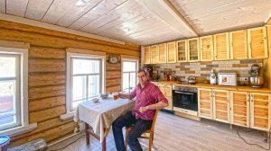 Дом прадеда стал больше! Новая комната теперь жилая. Продырявил стену и изготовил шкафчик