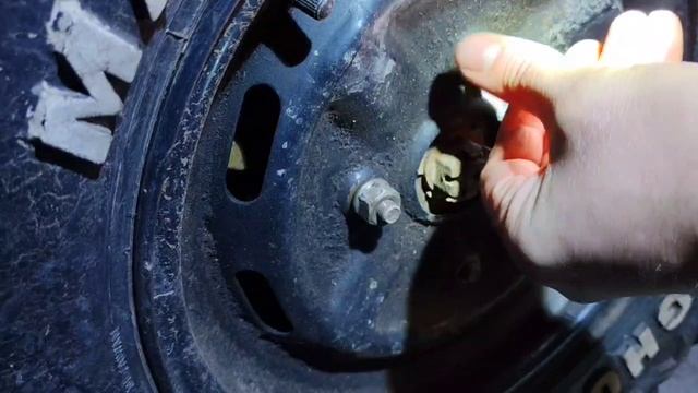 Гайки легкового автомобиля