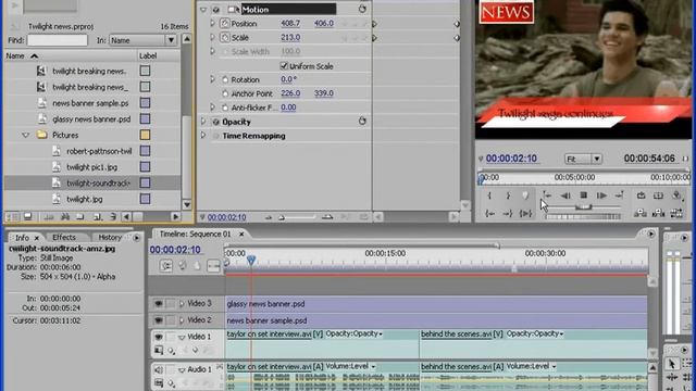 animating pictures in premiere-twilight смотреть онлайн