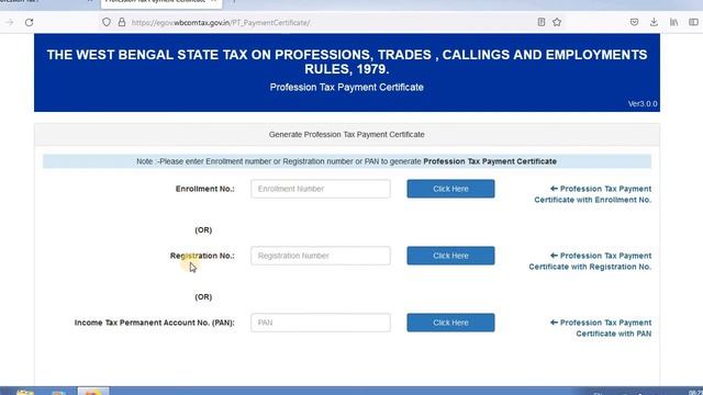 WB Professional Tax Payment Certificate Download Without Password смотреть онлайн
