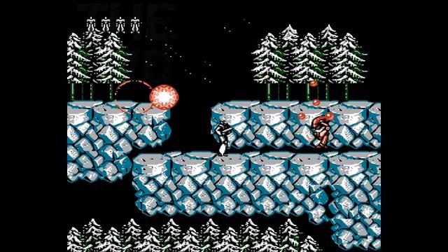 Probotector NO DAMAGE прохождение игры на денди (Dendy, Nes, 8 Bit)