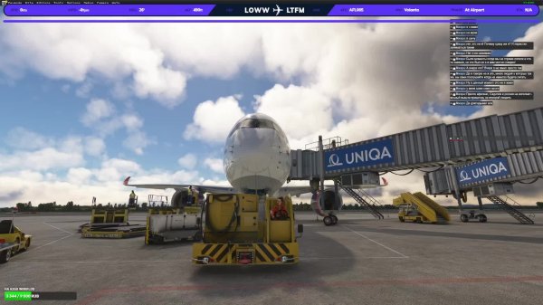 A350 iniBuilds, MSFS 2020, GSX, AFL005, Vatsim, Vienna(LOWW) - Istanbul(LTFM)