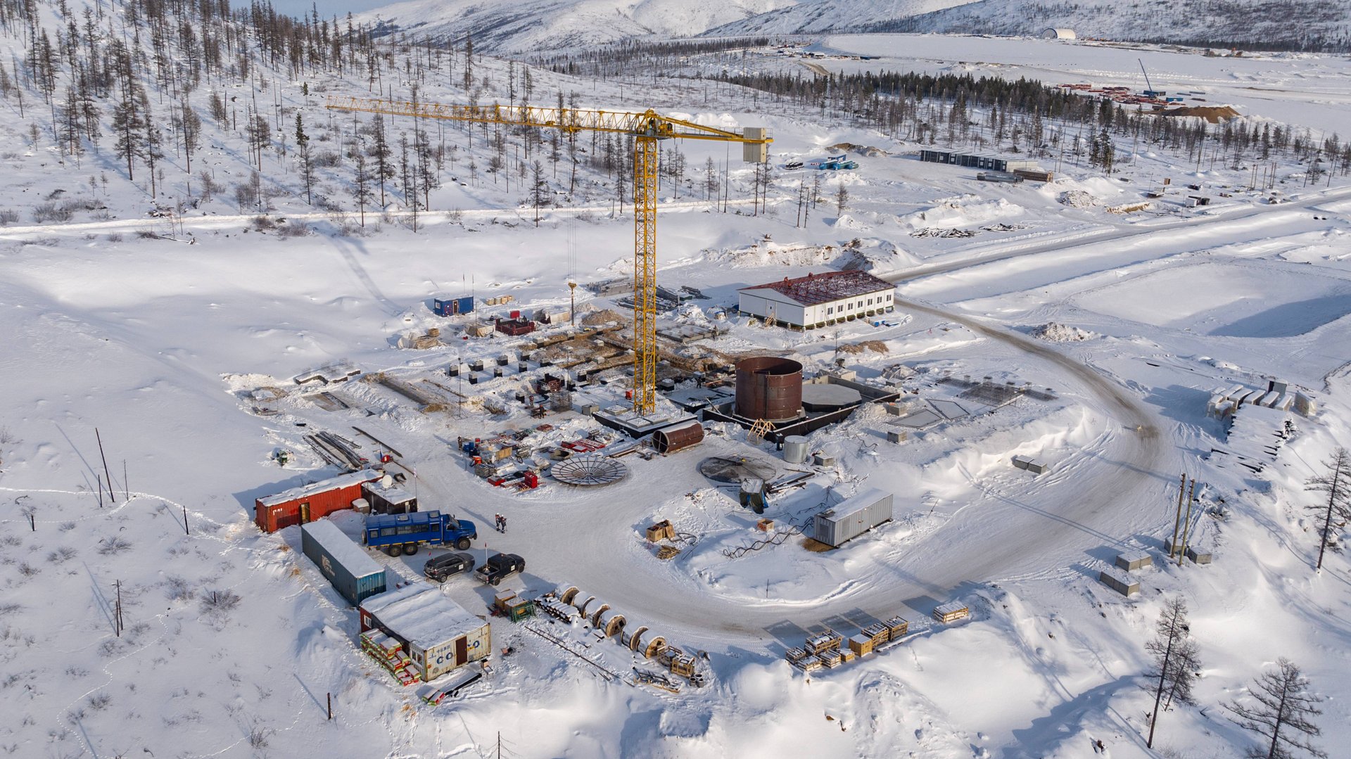 Строительство рудника Токко