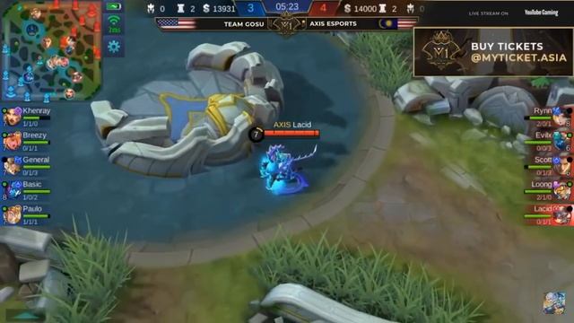 AXIS ESPORTS VS GOSU - GAME 2 | M1 GROUP STAGE DAY 2 WORLD CHAMPIONSHIP смотреть онлайн