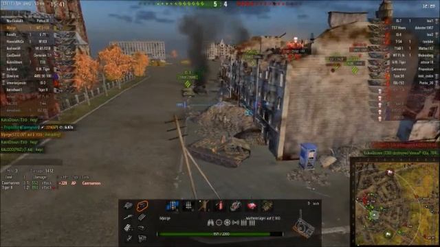 World of Tanks, EU server, Waffentrager Auf-100, tank-destroyer alemão Tier X. смотреть онлайн
