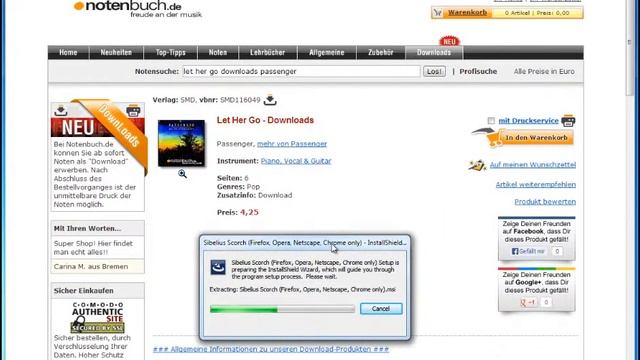 Video-Anleitung Installation Sibelius Scorch Plugin für den Firefox & Co. смотреть онлайн
