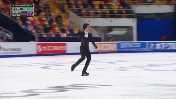 Петр Гуменник. Произвольная программа. Российский этап Гран-при по фигурному катанию "Rostelecom ".