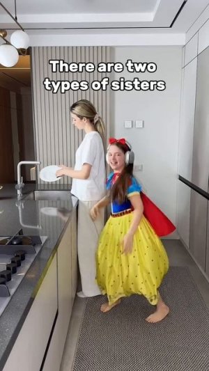 There are two types of sisters #dance #snowwhite #supersofi #forkids