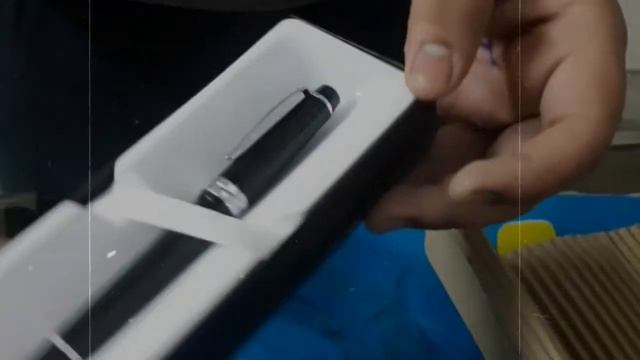 Unboxing my new Cross Bailey Light Polished Black Resin Fountain Pen смотреть онлайн