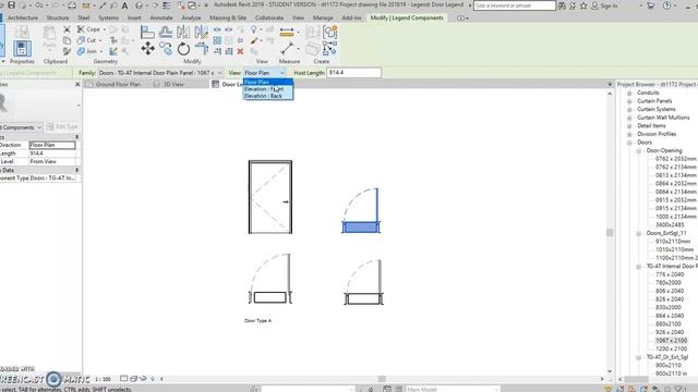Revit for CM Door Legend смотреть онлайн