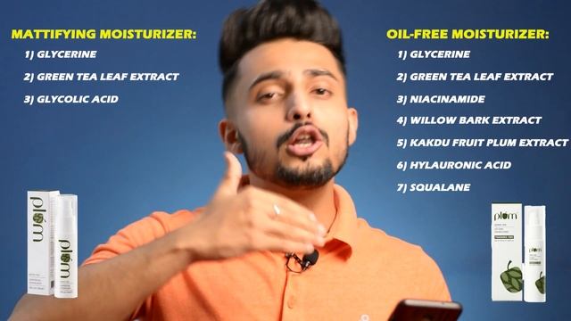 Plum Oil-free Moisturizer vs Mattifying Moisturizer | Oily, Combination & Acne-prone Skin смотреть онлайн
