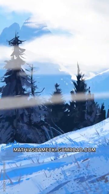 Environment Painting and Blender Animation Tutorial! смотреть онлайн
