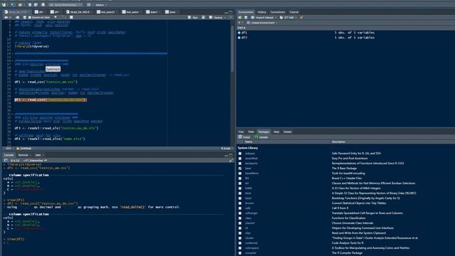 CSV/Excel/SPSS-Dateien korrekt in R/R Studio einlesen mit tidyverse смотреть онлайн