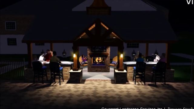 3D Design of Covered Grilling Pavilion смотреть онлайн