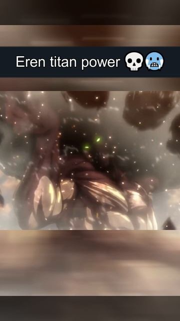 Eren titan power💀🥶 Attack on Titan смотреть онлайн