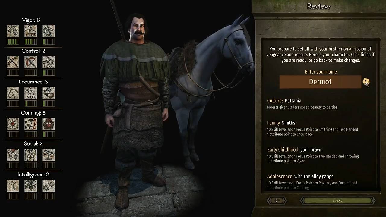 Maddyson - играет в Mount and Blade 2 Bannerlord #1 (Dermot)