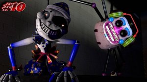 [FNAF SFM] За Луной охотится DJ Music Man FNAF Security Breach #10