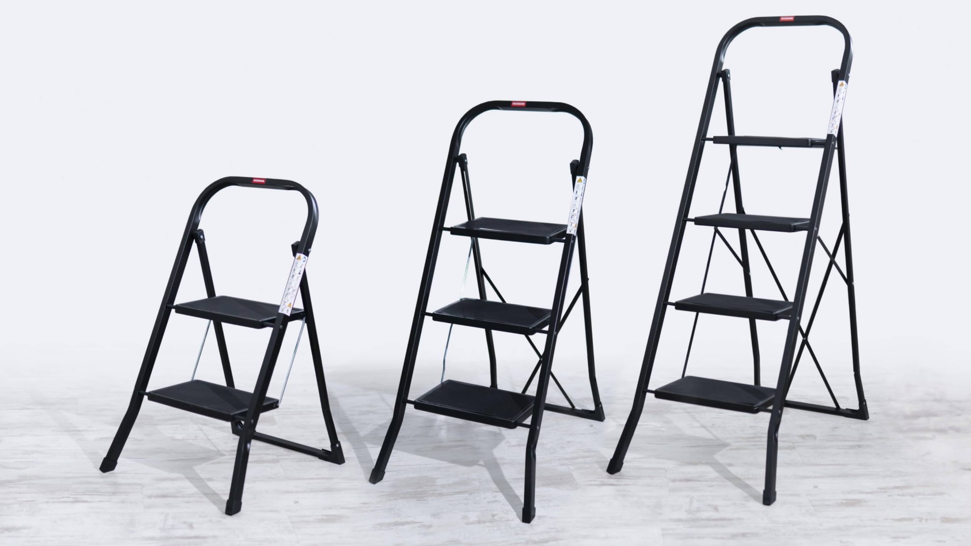 Складные стремянки Hausmann Shan на 2, 3, 4 ступени: для дома, офиса и дачи