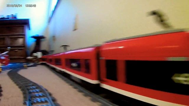 LEGO City Freight Train & Passenger Trains from 2018 running with older LEGO City Trains смотреть онлайн
