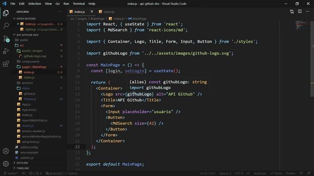 React Native - API Github - 0202 - Redirecionando para os Repositórios - Parte 1 смотреть онлайн