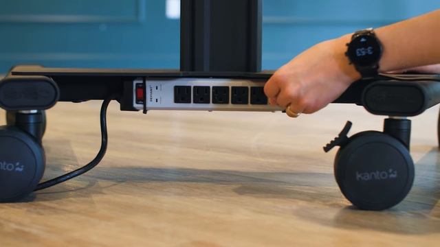 The BEST TV CART for Logitech Rally Bar & Tap Controller | Kanto MPC77 AV Cart смотреть онлайн