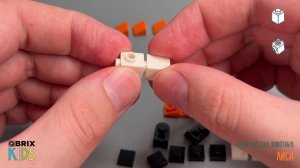 Собираем лису из конструктора QBRIX KIDS - детские конструкторы с видеоинструкцией