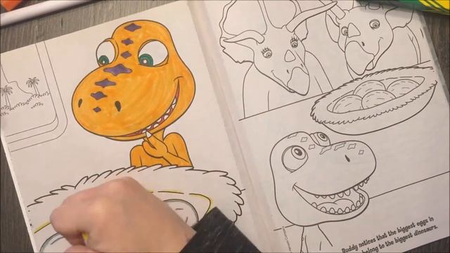 Dinosaur Train Coloring - Dinosaur Train Page 1 Episode 1 - Kid Friendly Coloring! смотреть онлайн