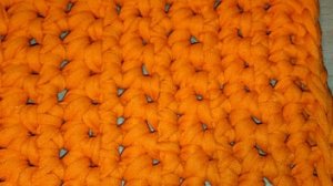 Самый простой коврик крючком