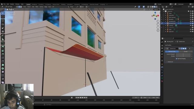 3D Building Modeling | Blender Architecture Modeling Hindi | Azaam CGI #blender смотреть онлайн