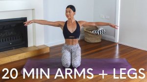 Move with Nicole - 20 MIN ARMS & LEGS WORKOUT ｜｜ At-Home Pilates (No Equipment)