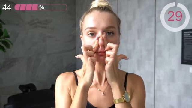 7 минут массаж лица для подтянутой и сияющей кожи //🥥