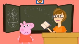 Свинка Пеппа мультик-анимация,Пеппа Пернула,Свинка Пеппа Пернула на урок