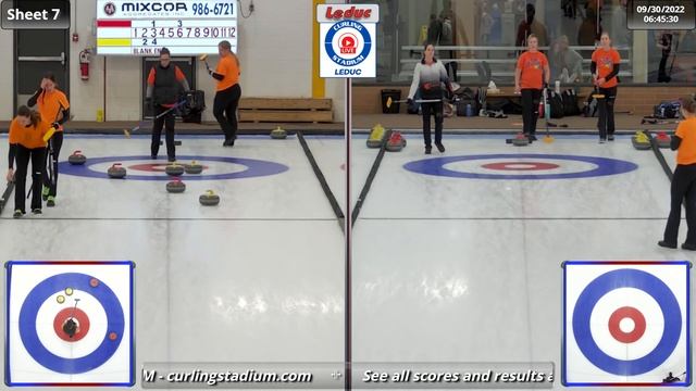 Krysta Hilker vs. Kellie Stiksma - DRAW 1 - Curling Stadium Alberta Curling Series Event #2 смотреть онлайн