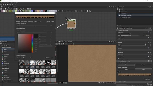 33 - Creating Our Plaster Material Part1 смотреть онлайн