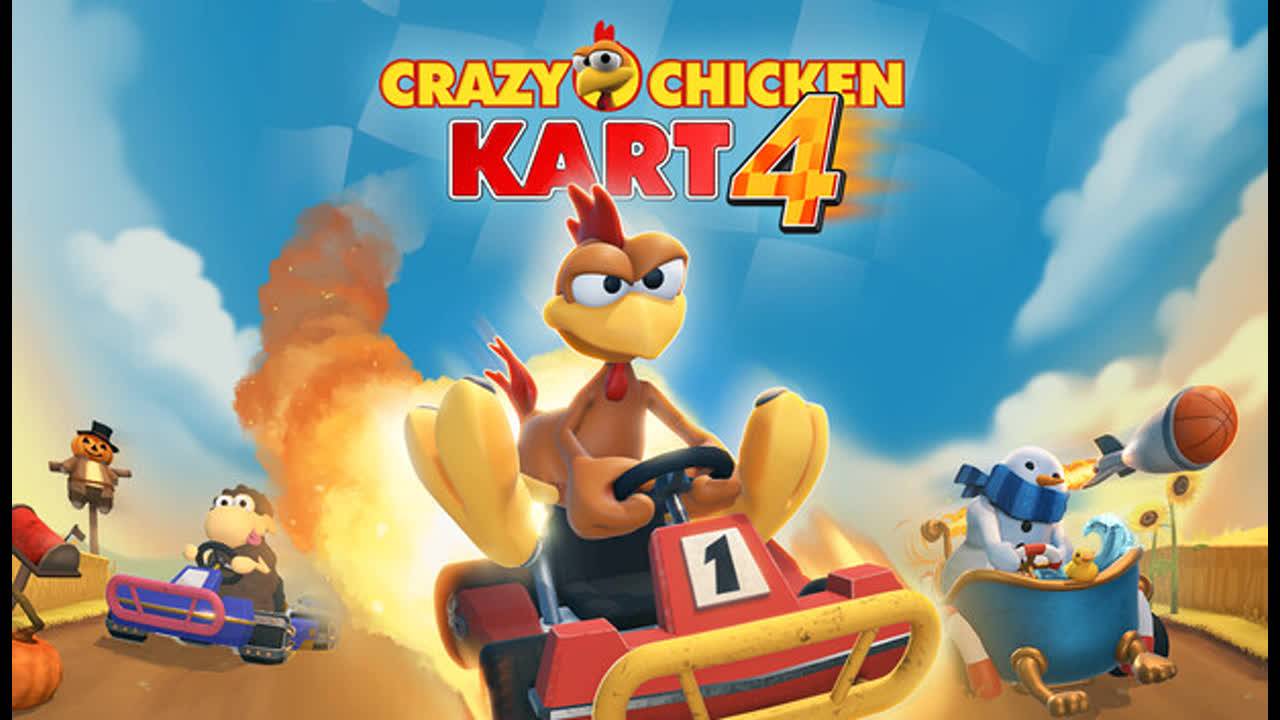 Moorhuhn Kart 4 Безумные гонки смотреть онлайн