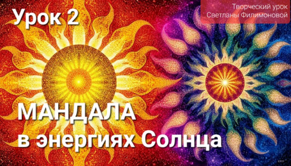 Мандала в энергиях Солнца Урок 2 смотреть онлайн