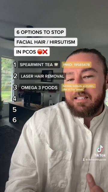 Treatments to STOP hirsutism (facial hair) in PCOS. смотреть онлайн