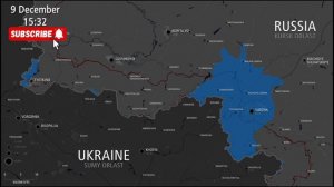 Анимационная карта боёв в Курской области полная версия