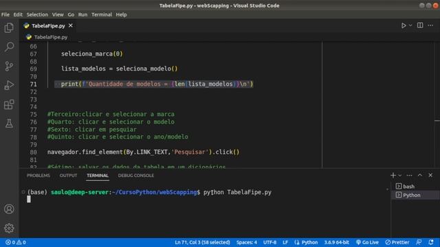 Python - Tabela Fipe - 0112 - Segundo Loop смотреть онлайн