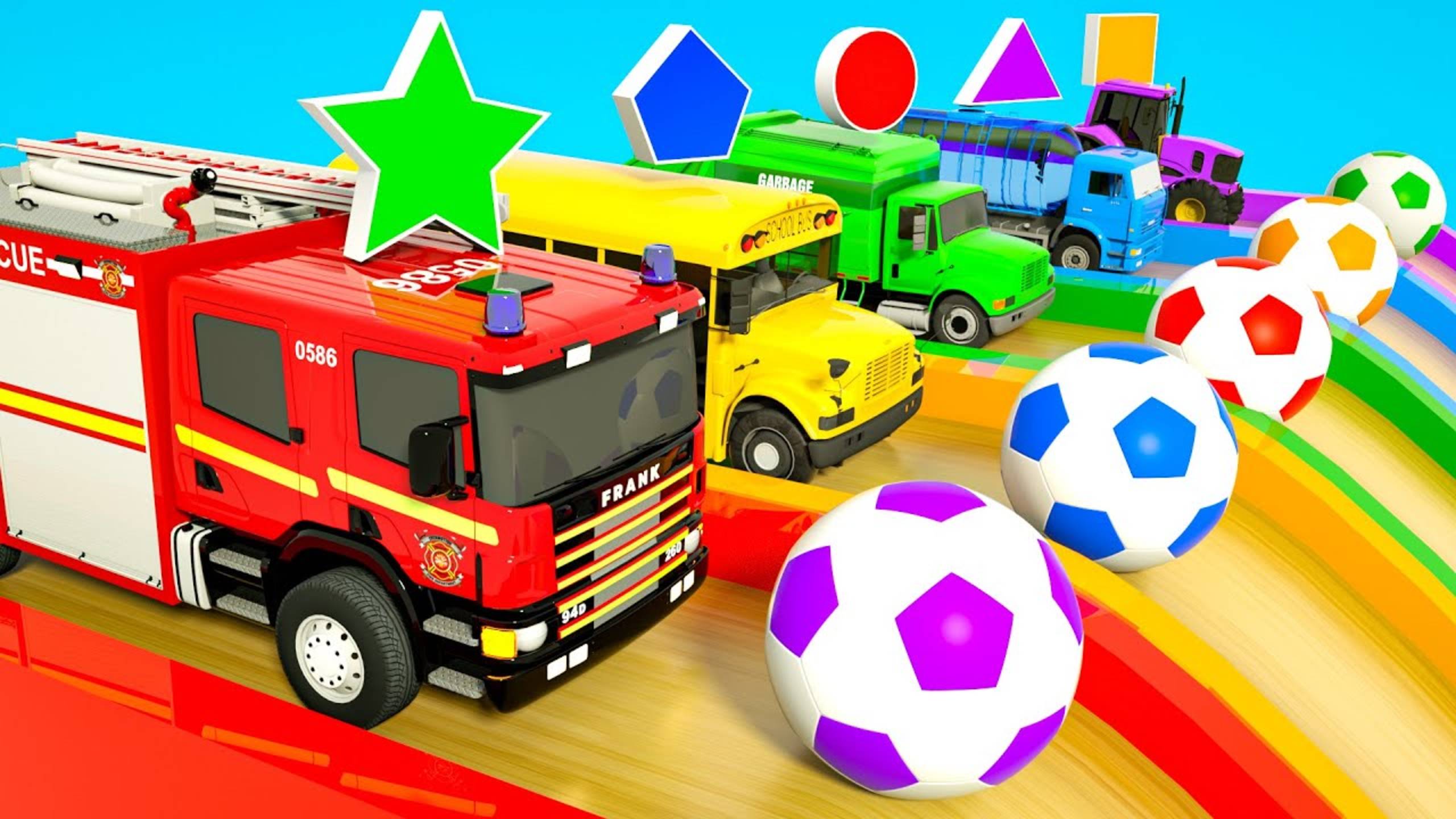 Колеса на автобусе - Сборник песен - Детские песенки смотреть онлайн