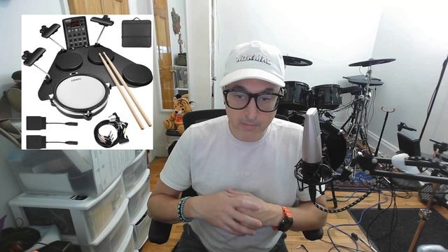 Lekato CPD-1000 Portable Electronic Drum Set смотреть онлайн