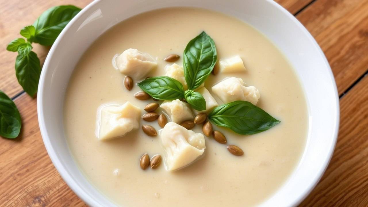 Нежный Суп-пюре с Индейкой и цветной Капустой: идеальный ужин для всей семьи смотреть онлайн