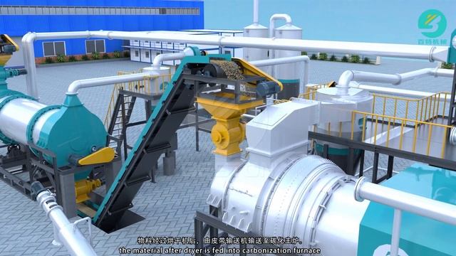 Beston оборудование для производства древеного угля