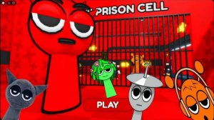 ПОБЕГ ОТ КРАСНОГО СПРУНКИ(SPRUNKI) в PRISON RUN! Obby в РОБЛОКС